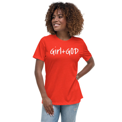 Girl + God Signature Relaxed T-Shirt - Girl on FIRE🔥