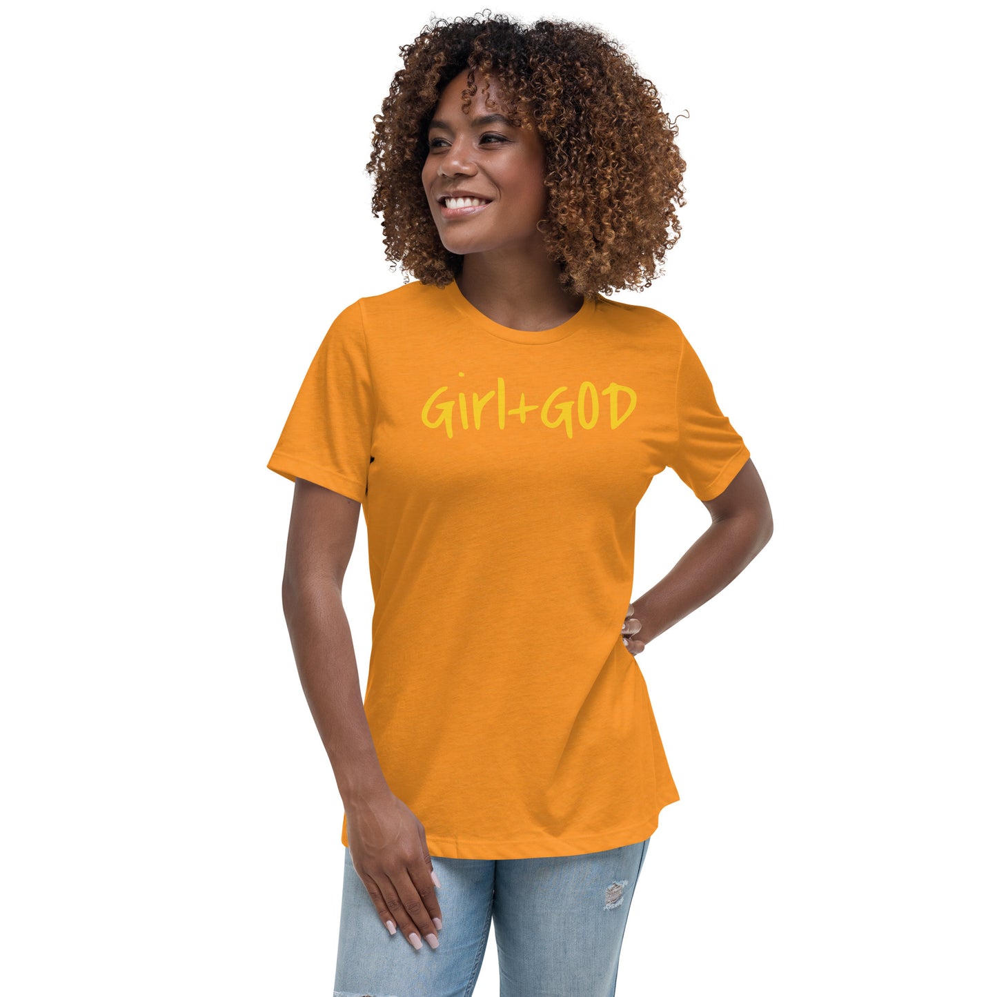 Girl + God Signature Women's Relaxed T-Shirt - Golden