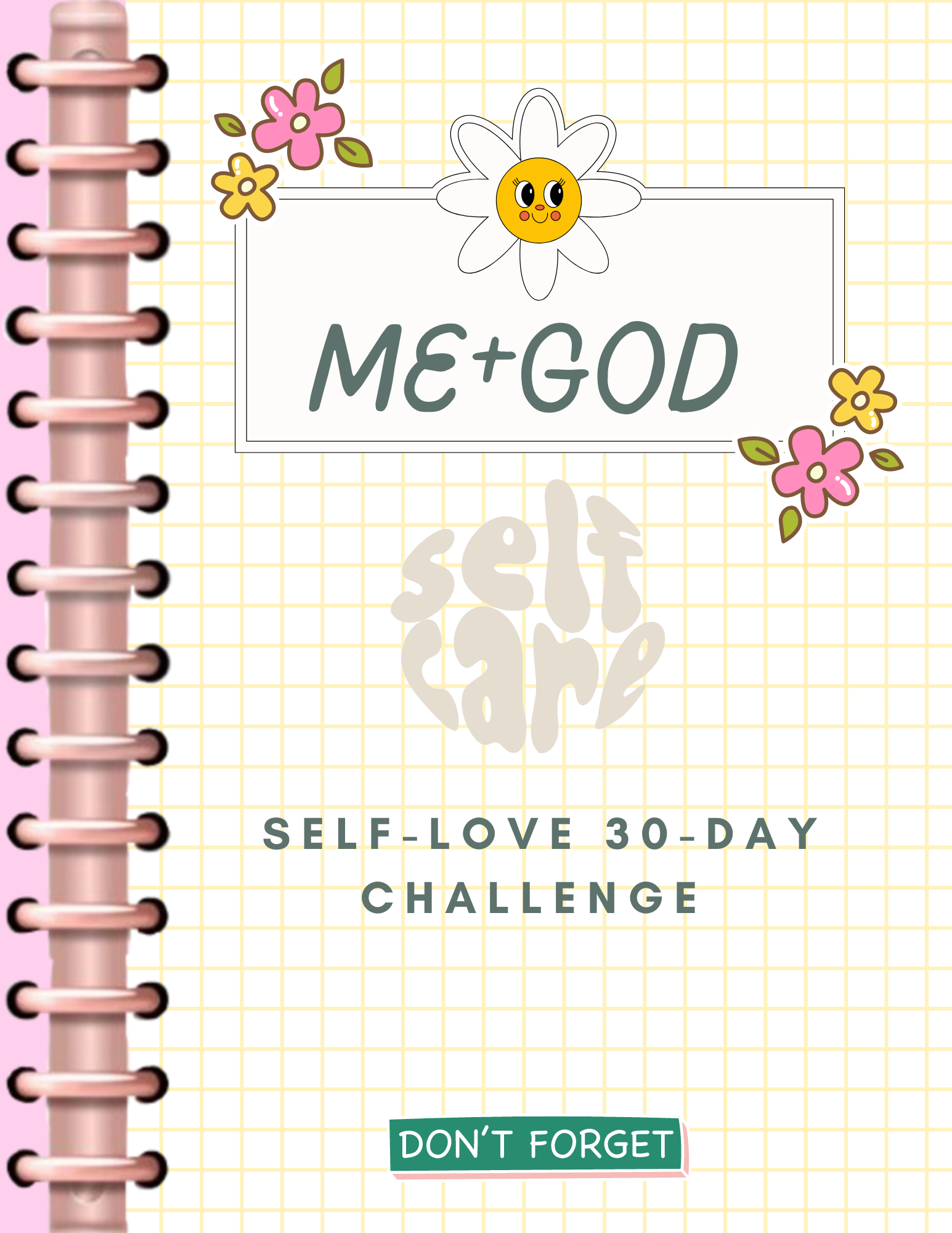 Me + God Self-Love 30-day challenge (printable)