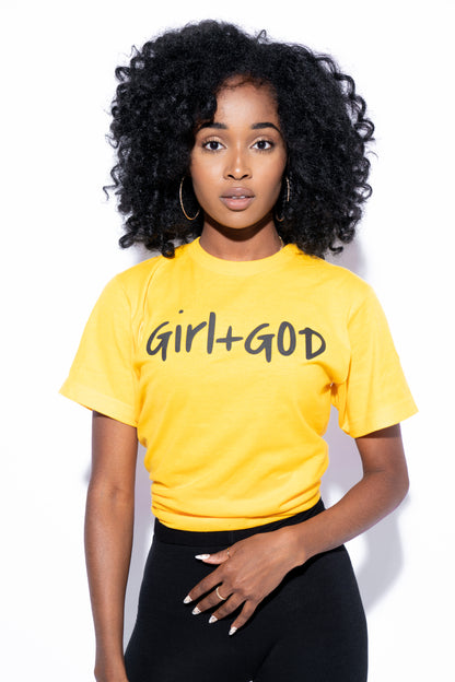 Girl + God Unisex Signature Tee - Sunflower