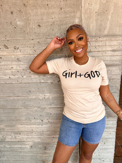 Girl + God (Distressed) Signature Unisex T-Shirt - Isis