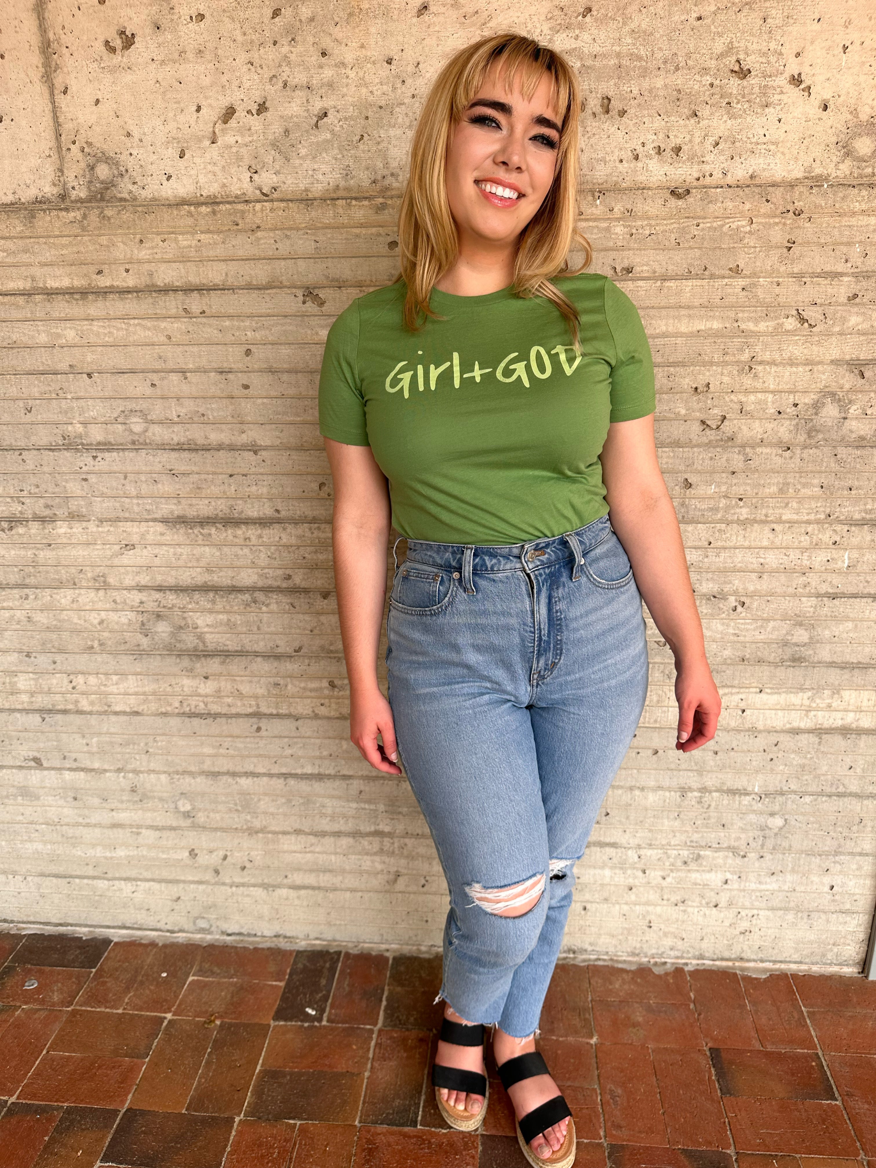 Girl + God Signature Women's Relaxed T-Shirt - Kiwi