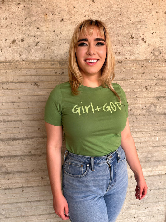 Girl + God Signature Women's Relaxed T-Shirt - Kiwi