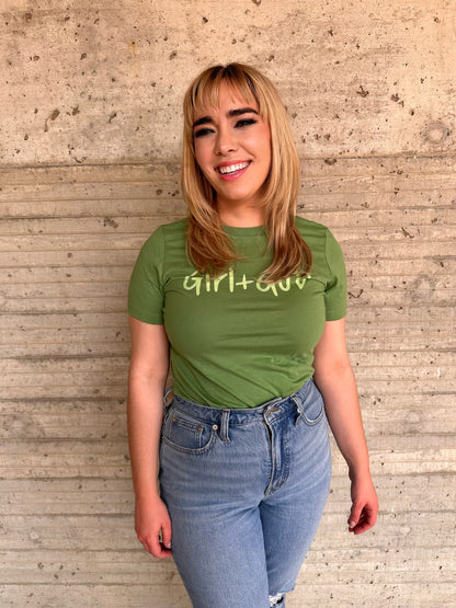 Girl + God Signature Women's Relaxed T-Shirt - Kiwi