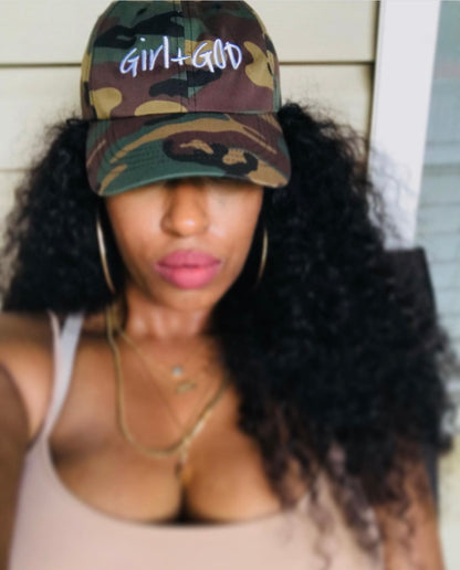 Girl + God Limited Edition Camo Dad Hat