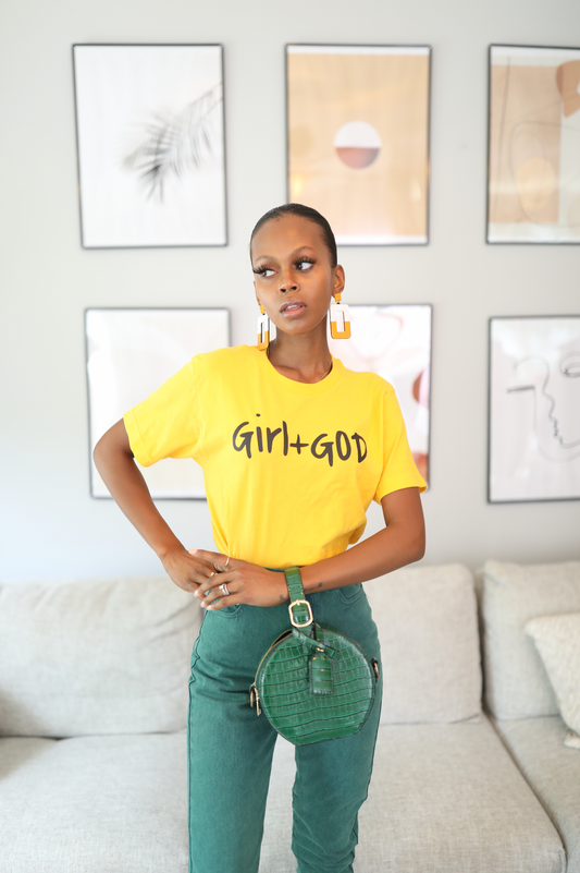 Girl + God Unisex Signature Tee - Sunflower