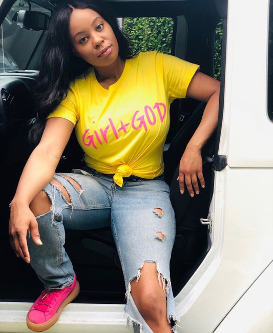 Girl + God Limited Edition Unisex T-Shirt - Banana Swirl