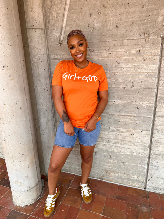 Girl + God Signature Unisex T-Shirt - Sorbet