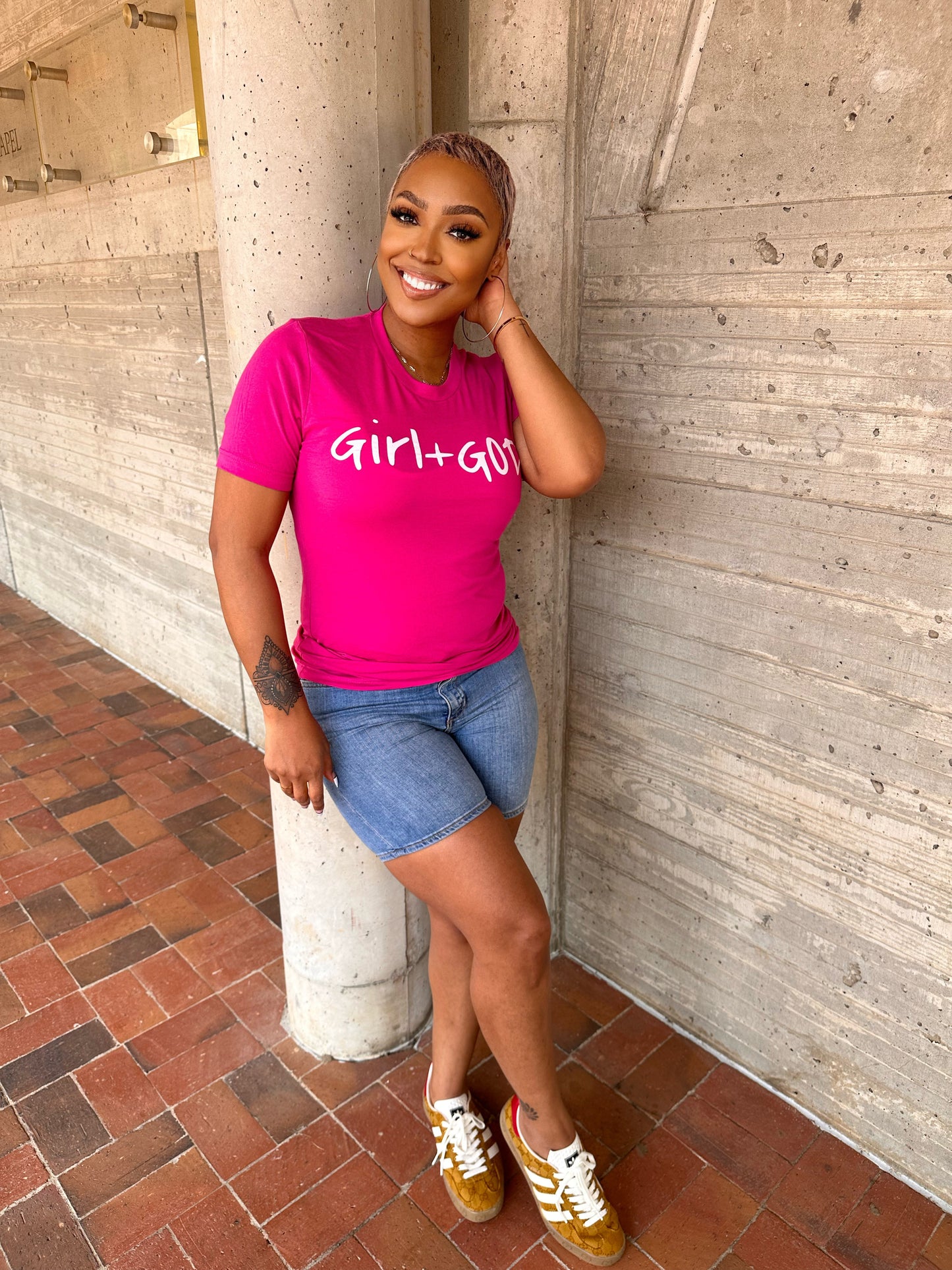 Girl + God Signature Unisex T-Shirt - Berry Kiss