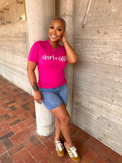 Girl + God Signature Unisex T-Shirt - Berry Kiss