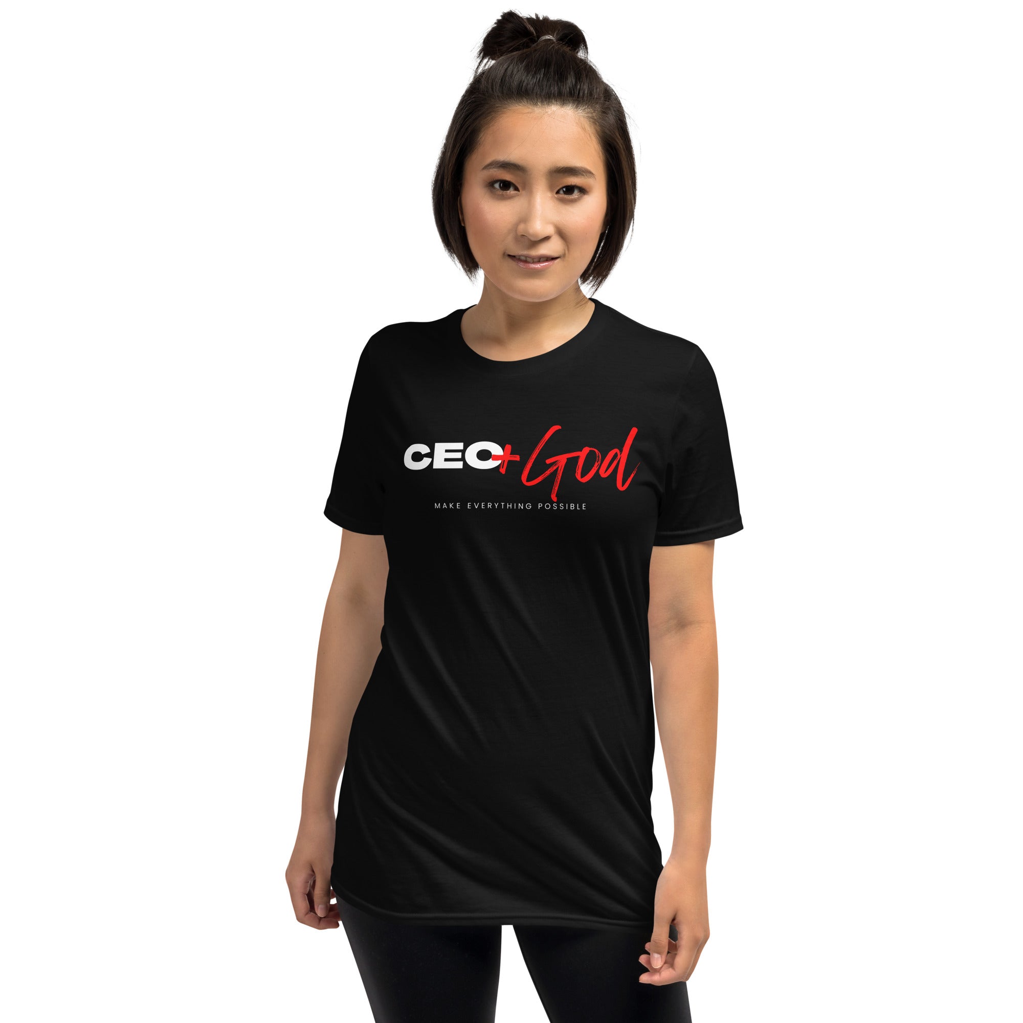 Girl + Goals "CEO + God" Unisex T-Shirt - Black