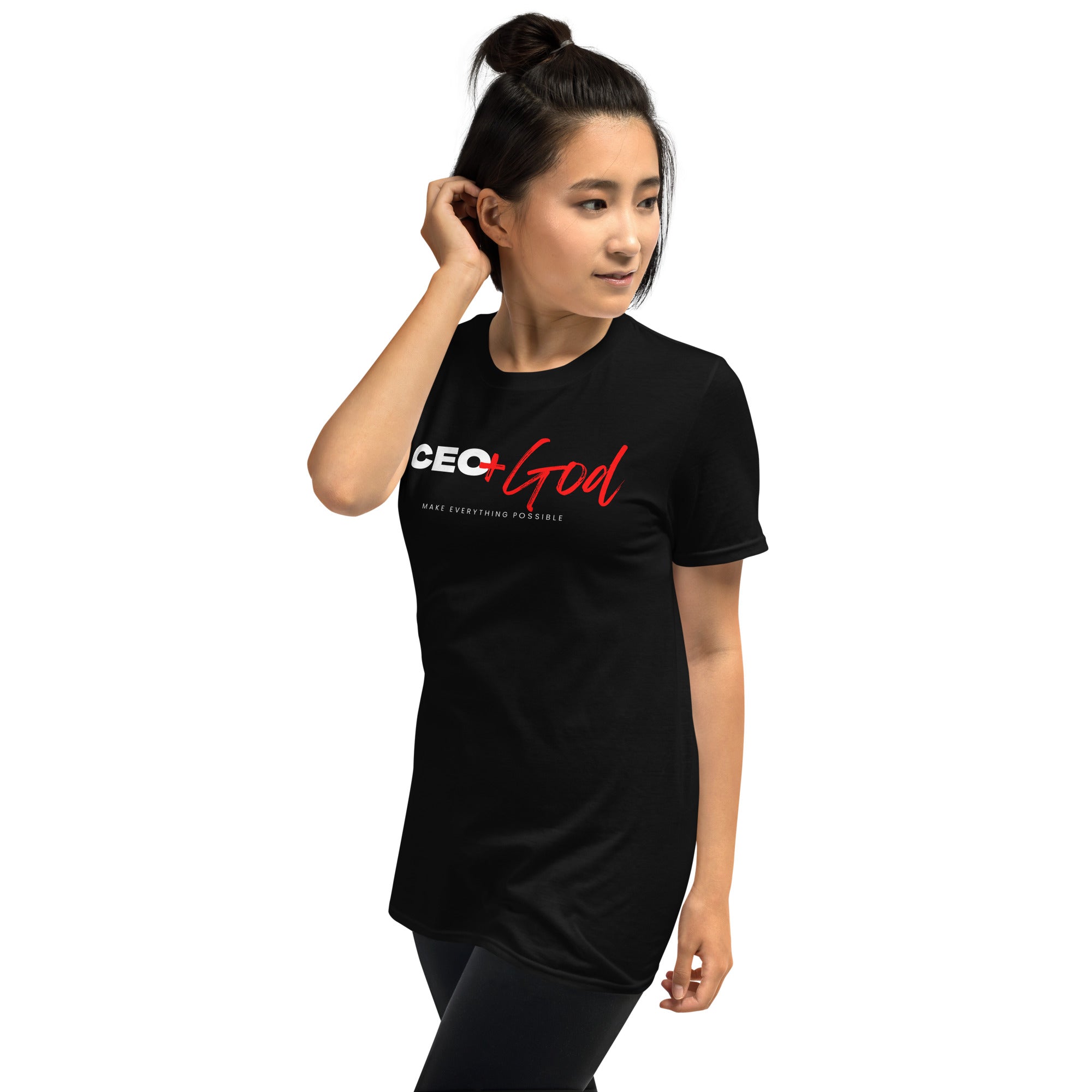 Girl + Goals "CEO + God" Unisex T-Shirt - Black