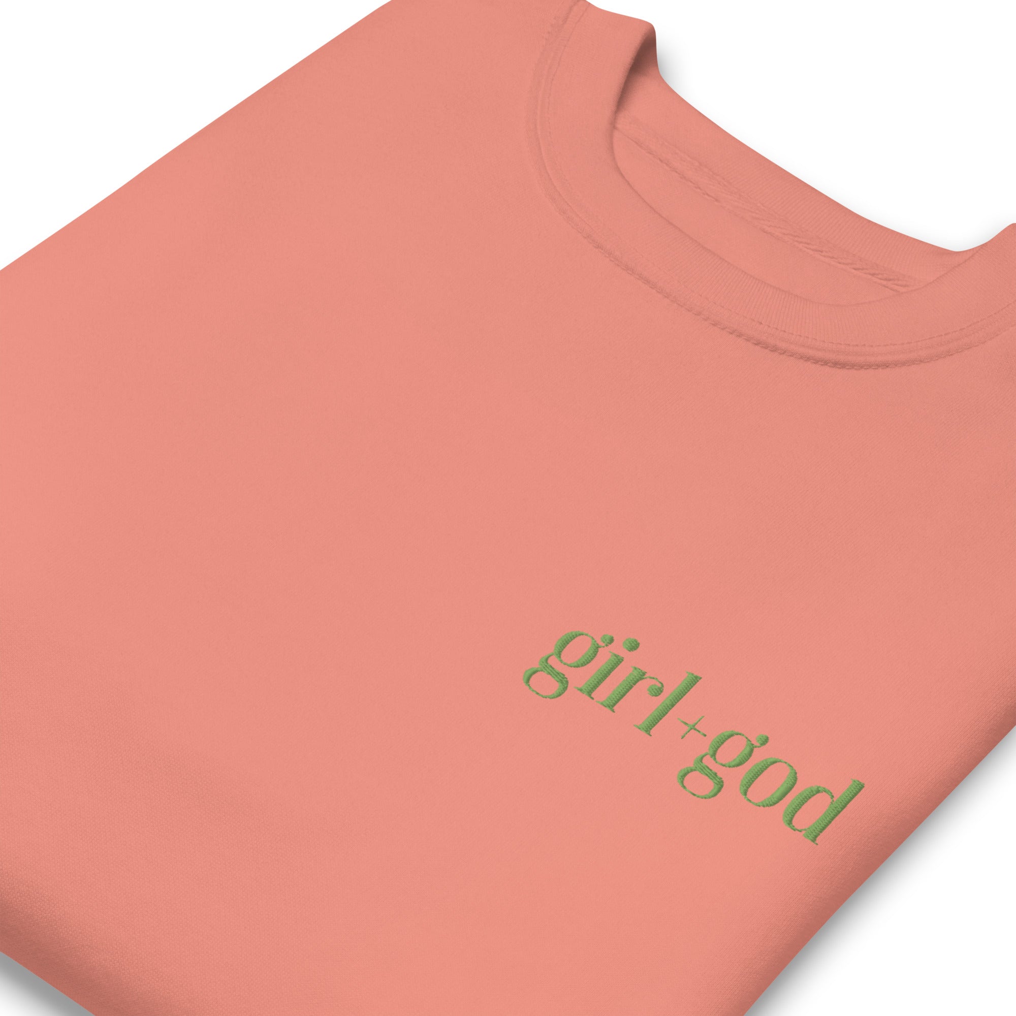 Girl + God Luxury Signature Set (Unisex Sweatshirt) - Peach