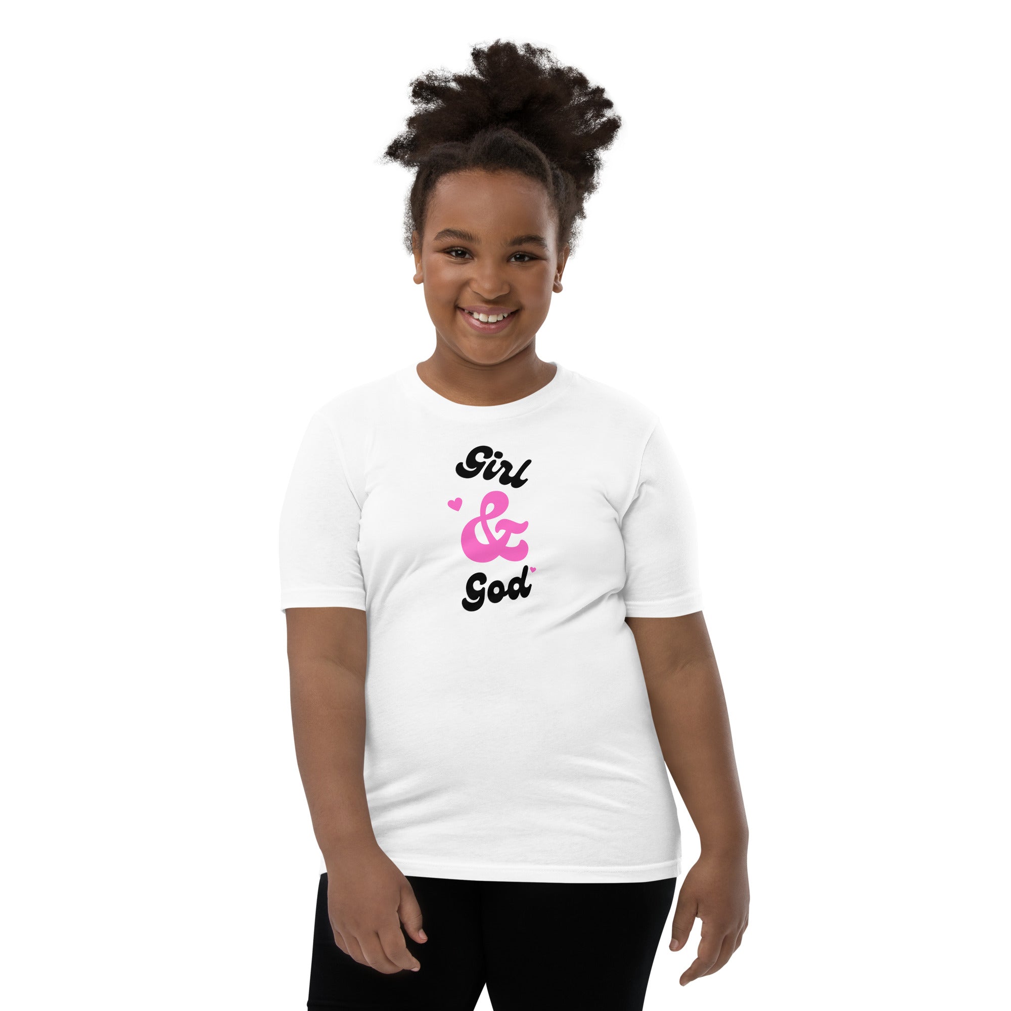 Girl & God Youth Short Sleeve T-Shirt - Bubblegum