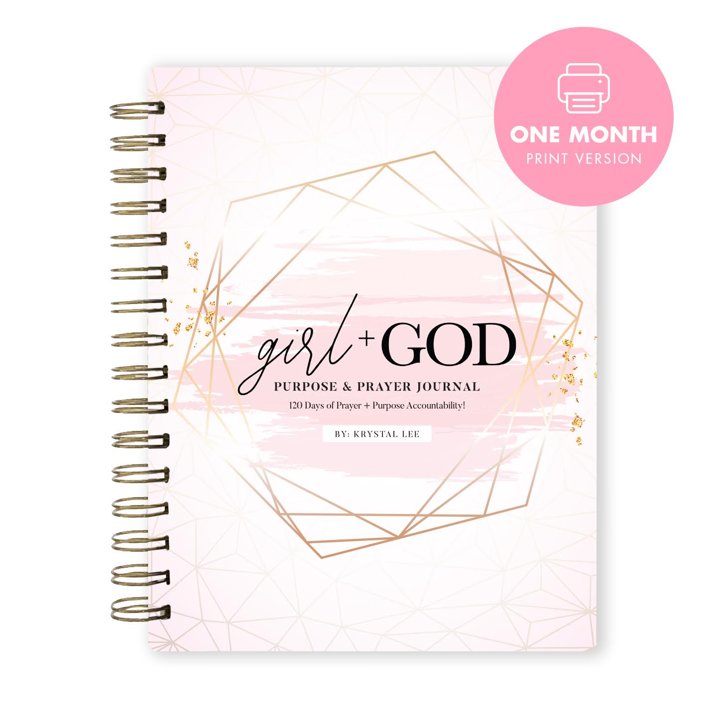 Girl + God Prayer Journal 1 MONTH (PRINTABLE)