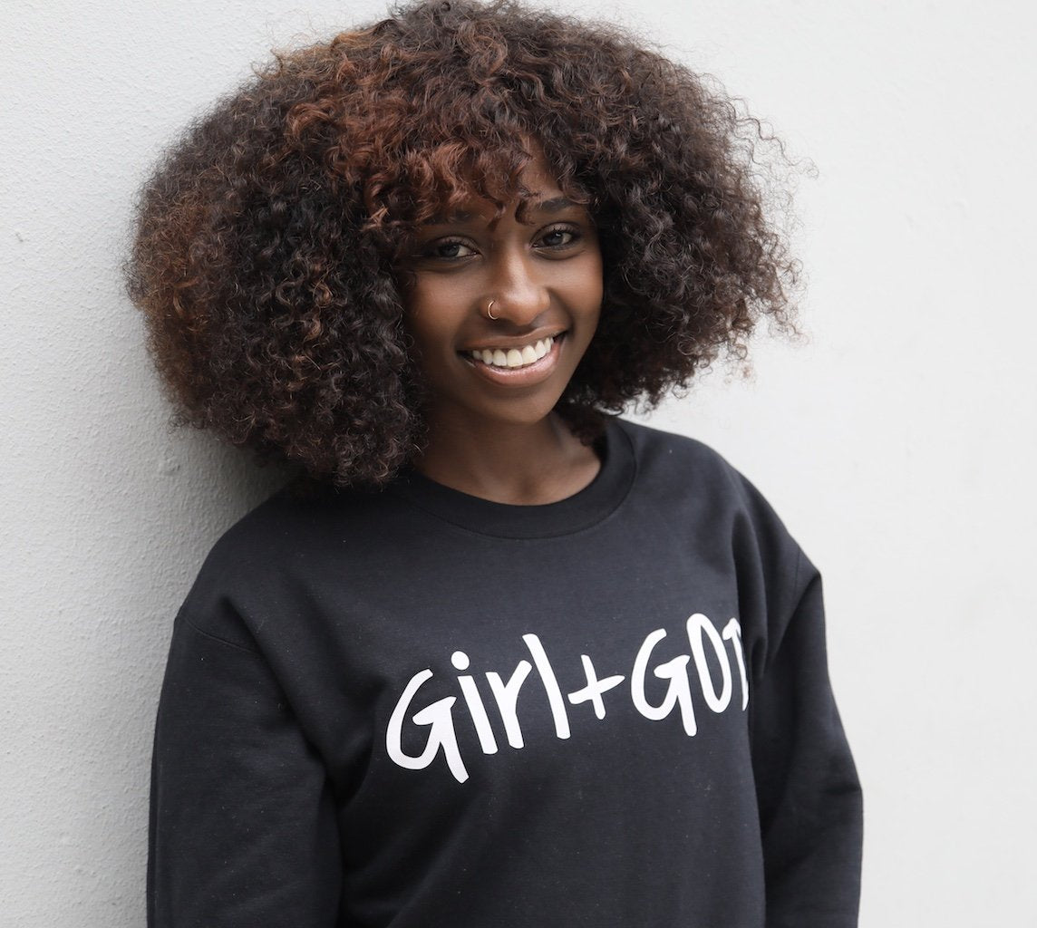 Girl + God Signature Sweatshirt - Midnight Black