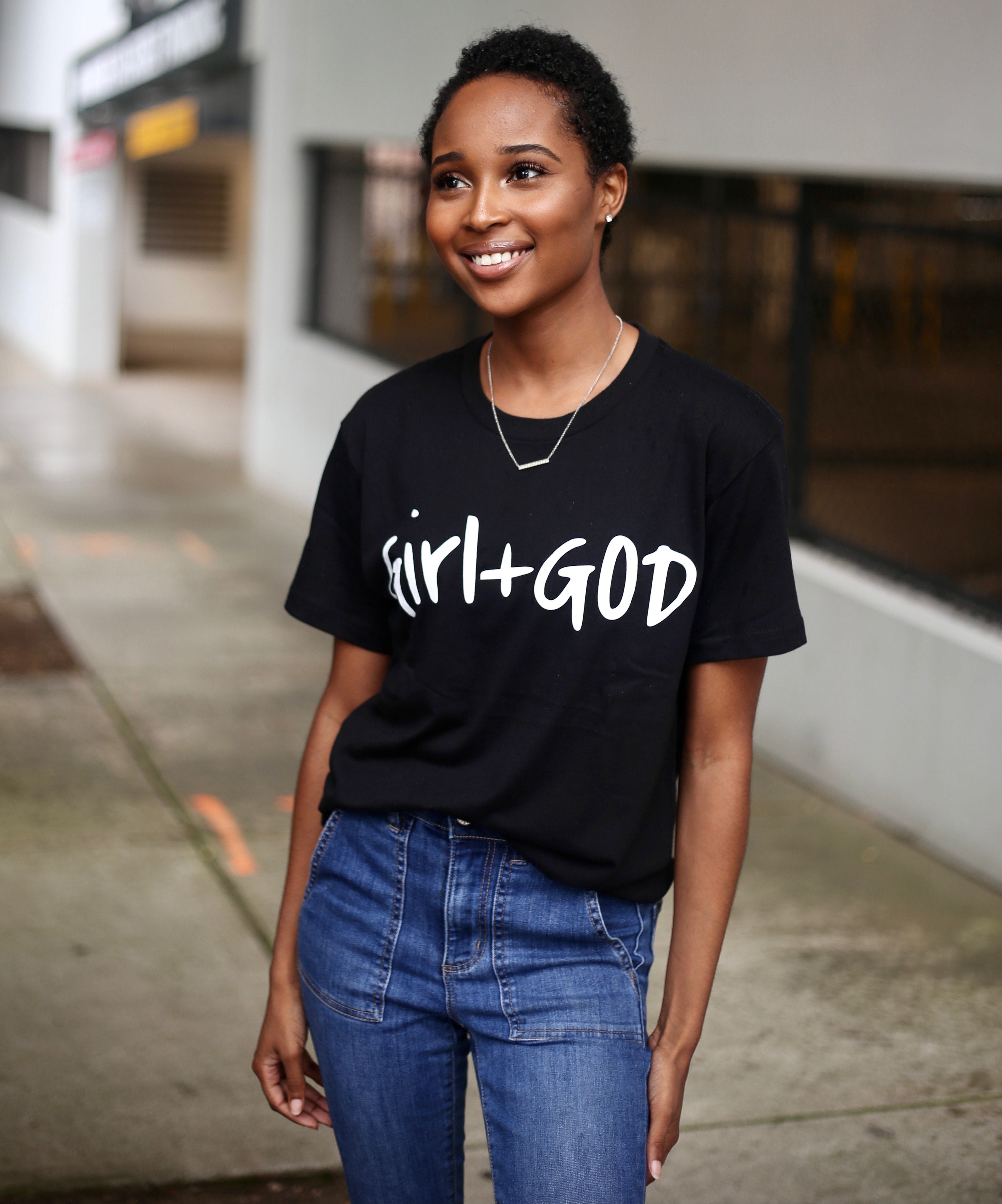 Girl + God Unisex Signature T-Shirt - Midnight