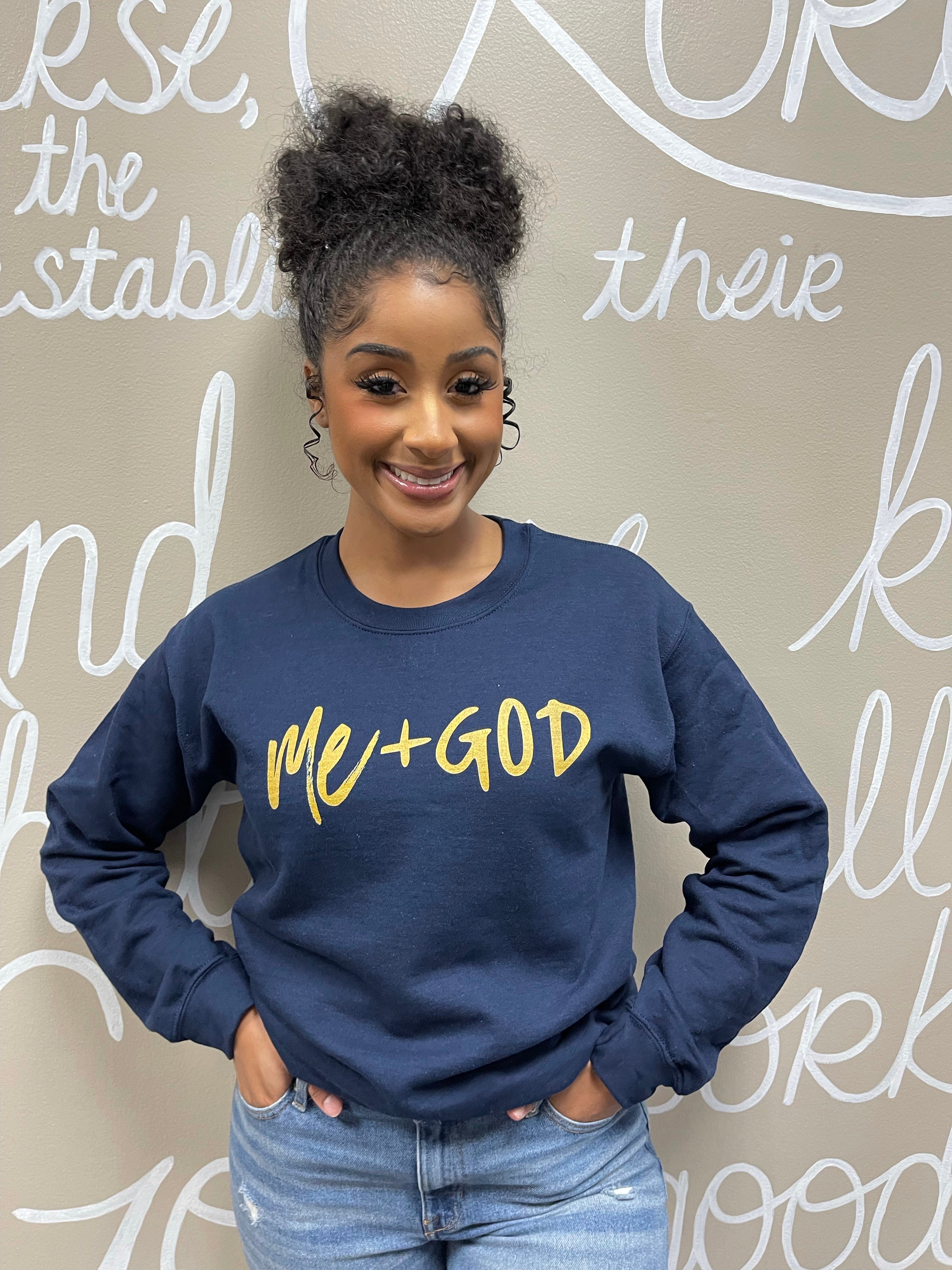 Girl + God Signature Sweatshirt - Midnight Black