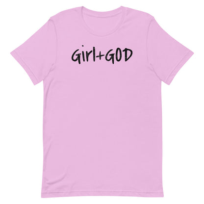 Girl + God (Distressed) Signature Unisex T-Shirt - Lavender