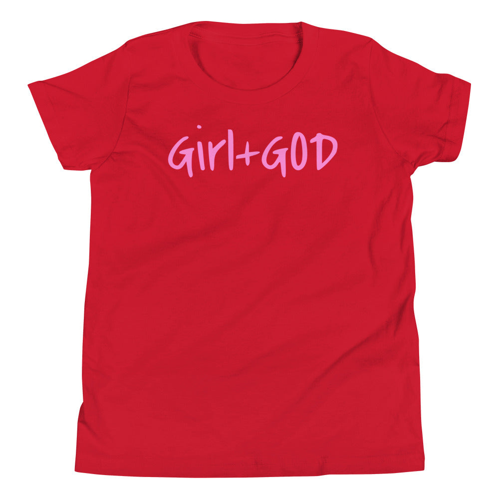 Girl + God Signature Youth Tee - Cotton Candy